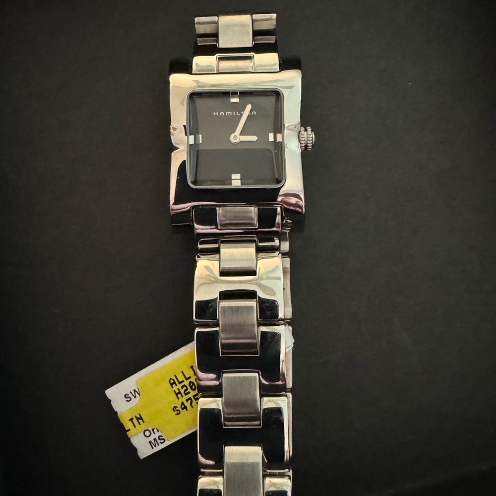 Hamilton stainless steel watch new with tags UNISEX